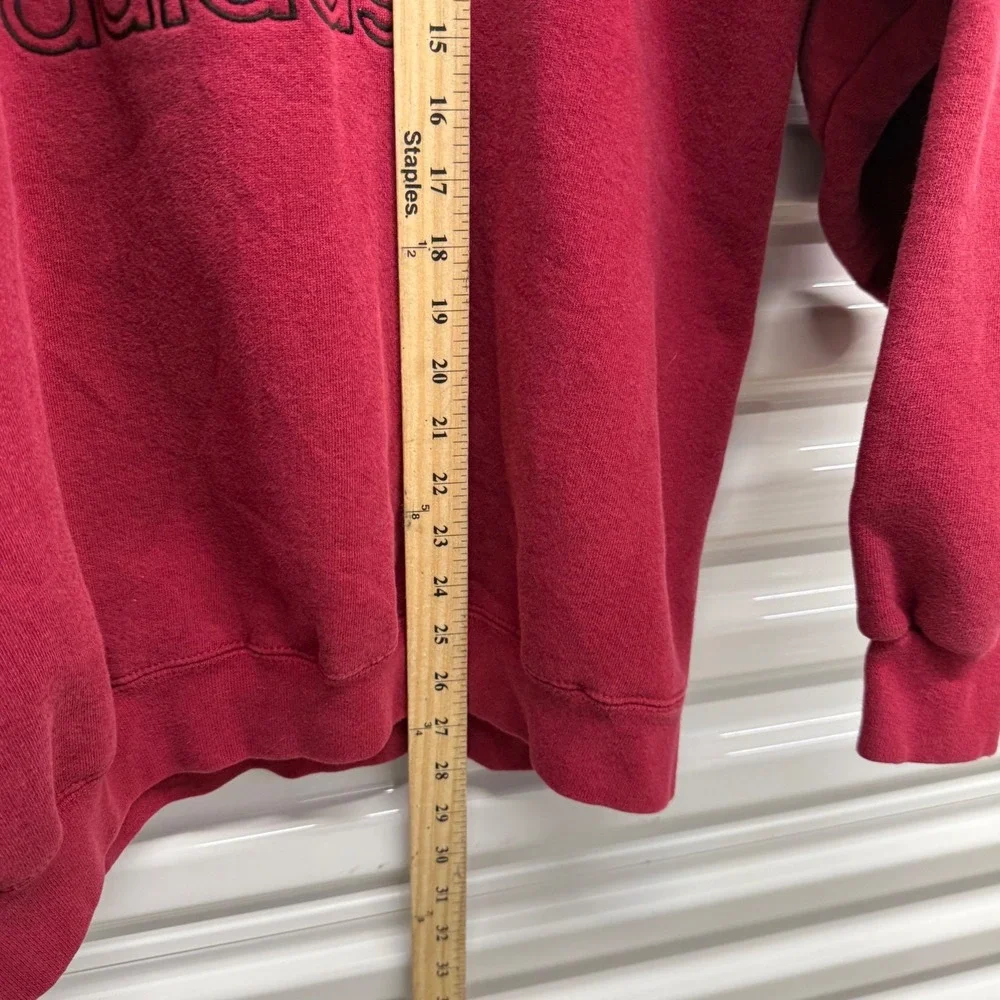 Adidas Originals Trefoil Crewneck Sweatshirt Mens Medium Red Made in USA Vintage